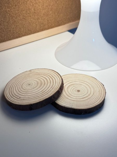 كوستر خشب طبيعي