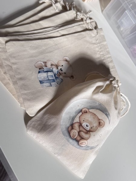 كيس مع طبعة